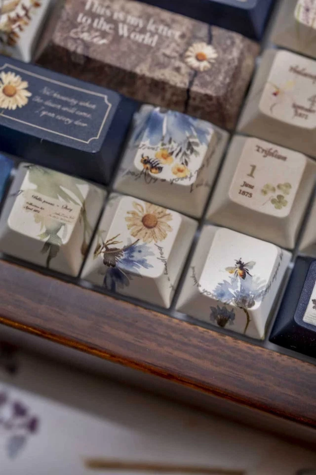 Emily Dickinson – Secret Garden | Cherry Profile | PBT+PC Keycap Set - Image 4 of 4