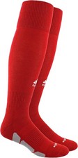 ADIDAS BASEBALL OVER-THE-CALF SOCK Youth 4Y-6 Men 5-8.5 Women 5-9.5 Medium Red