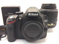 Nikon D D3200 24.2MP Digital SLR Camera - Black Kit w/ AF-S DX ED VR G 18-55mm