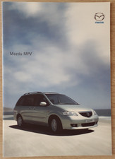 Mazda MPV Range Brochure 2003 - 2.0 Diesel  2.3 Petrol