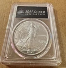 2026 (W) $1 American Silver Eagle PCGS MS70 FDOI Special Black Label