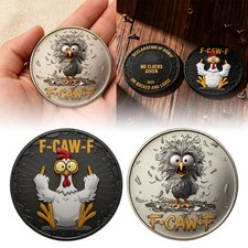A Token for the Bold,Messy  the Unapologetically,F-CAW-F bird Challenge Coin SP