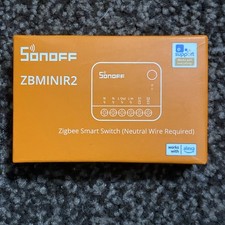 ZigBee Mini Smart Switch,SONOFF ZBMINIR2 Light Switch, Compatible with Alexa,