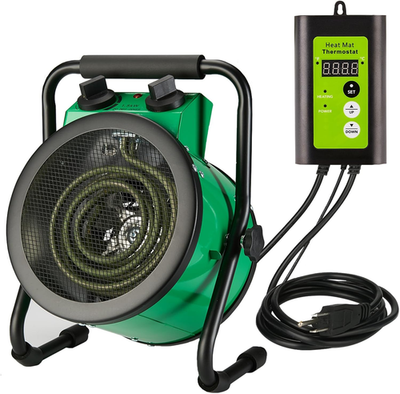 #ad #ad 1500W Greenhouse Heater with Digital Thermostat amp; Safety Overheat Protection $132.99