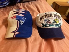 Two New England Patriot Vintage 90s VTG Starter Strapback Hat Super Bowl 1997