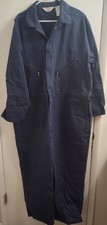 Vintage Walls Master Made Men s Coveralls Navy Blue Workwear Jumpsuit, Size L