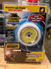 Atomic Beam TapLight Tap LED Light by BulbHead Stick Anywhere Light