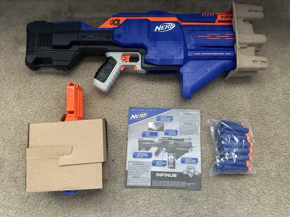 New Nerf N Strike Elite Motorized Infinus Blaster Unsealed Open