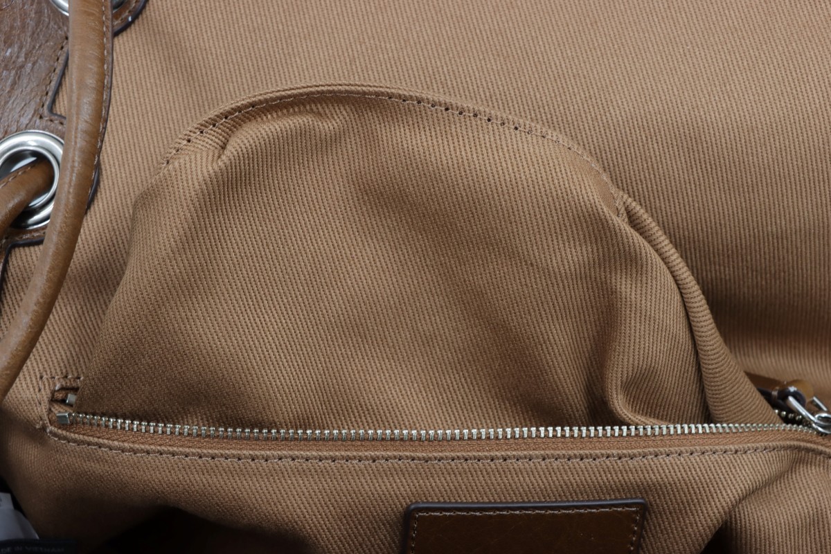 MARC JACOBS PATCHWORK LEATHER SHOULDER BAG BROWN … - image 8