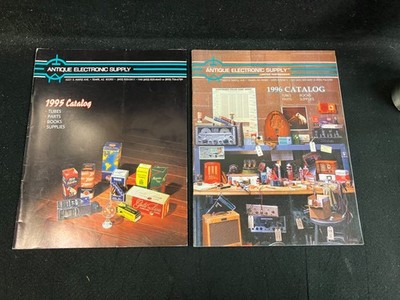 ANTIQUE ELECTRONIC SUPPLY CATALOG, LOT OF 2, 1995 & 1996
