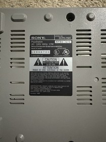 PlayStation 1 PS1 Console Bundle Tested w/ Controller, Cables & 2 Games