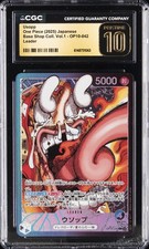 2025 ONE PIECE JAPANESE BASE SHOP COLLECTION VOL.1 LEADER USOPP CGC 10 PRISTINE