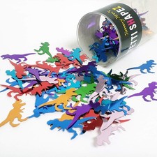 T-Rex Multi-Color Confetti for Dinosaur Themed Birthday Party Table Scatter