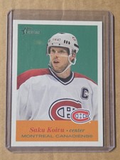 Topps Heritage #21 Montreal Canadiens Saku Koivu