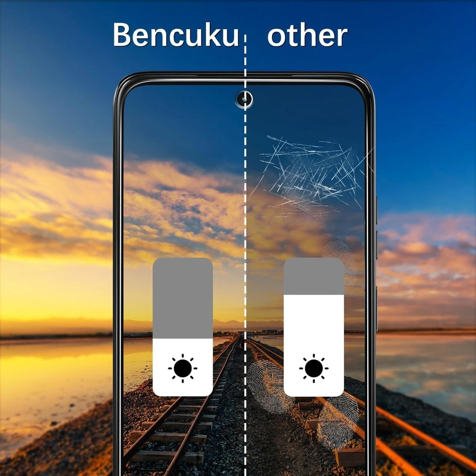 2 Pack Privacy Screen Protector for Motorola Moto G 5g (2025) Anti Spy - Image 4 of 4