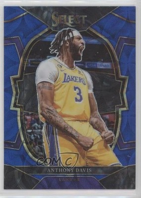 2022-23 Panini Select Concourse Blue Scope Prizm 243/249 Anthony Davis #17 gu3