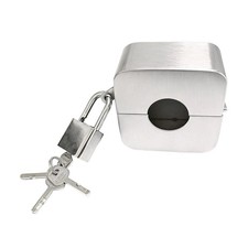 Stainless Steel Faucet Lock Cover for All Season Outdoor Water Valve Security