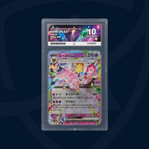 Espeon ex - 063/187 - 2024 Terastal Festival ex - Japanese - ACE GEM MINT 10