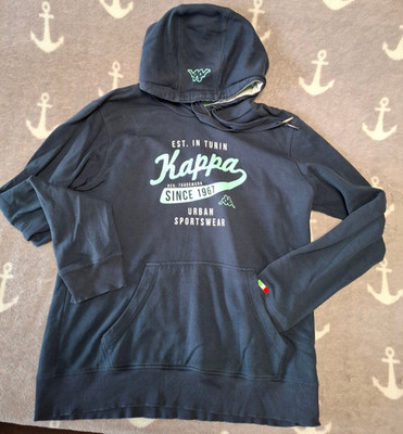Kappa dunkelblau Pullover Damen/Herren Hoodie X/Large top Zustand Baumwolle