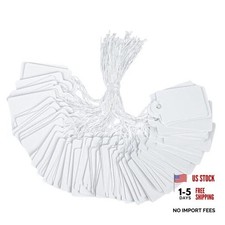 200 Pcs Price Tags 1 Inch Writable Price Labels Pricing Display 200 PCS White