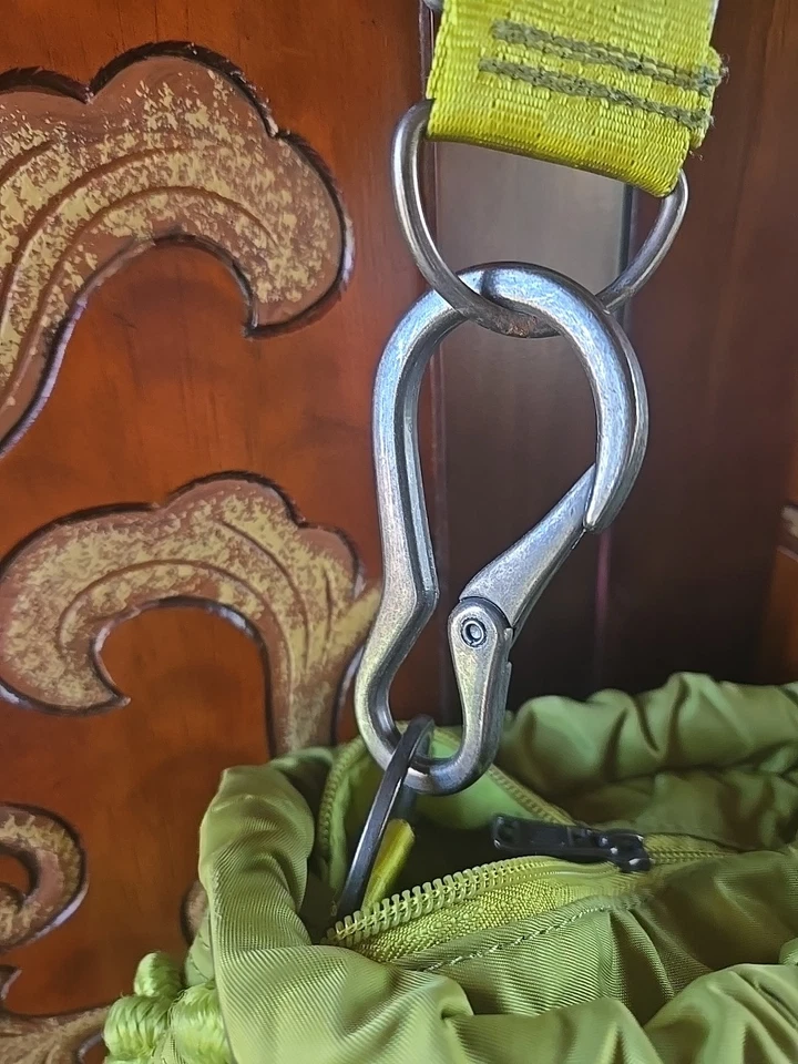 BOLSO DE VIAJE VERDE LIMA COMPLETO BANDOLERA BOLSO DE HOMBRO #616374 NYLON Foto 3 de 4