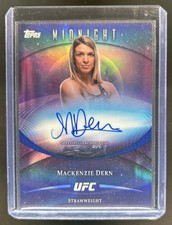2026 Topps Midnight UFC Mackenzie Dern Auto Autograph #BAV-MD