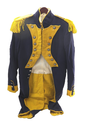 Old Napoleonic Uniform Wool Frock Coat or British Royal Navy Captains Coat