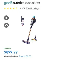 New, Straight from Dyson! Dyson Gen5outsize Absolute (Prussian blue/Rich copper)