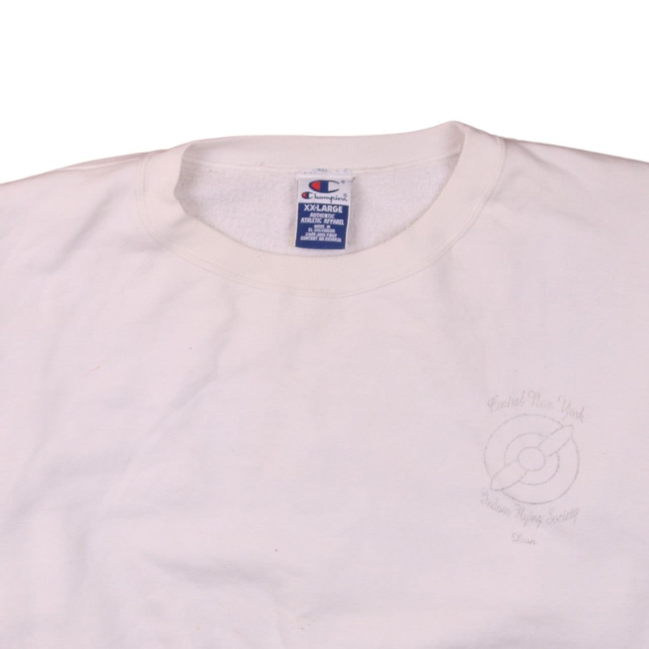 Champion White Sweatshirt Mens 2Xl image 3