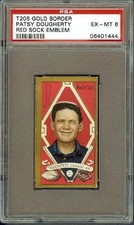 1911 T205 Gold Border  Patsy Dougherty PSA 6 EX-MT 06401444 