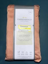 Threshold king size performance pillowcases rust two pillowcases