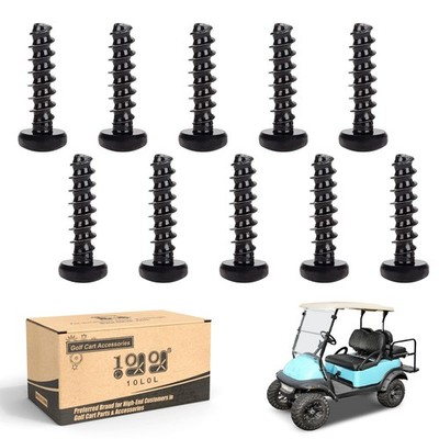 10L0L K80X30 Torx Pan Head Screws for Club Car Precedent Gas K80X30, 10 pcs 