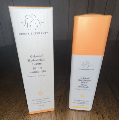 Drunk Elephant C-Luma Hydrabright Serum Hydrating Brightening 1 fl oz / 30 ml