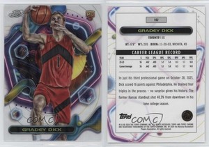 2023-24 Topps Cosmic Chrome White Hole Refractor Gradey Dick #162 Rookie RC
