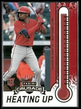 Darren Baker 2025 Panini Crusade Heating Up Red #34 SN Washington Nationals