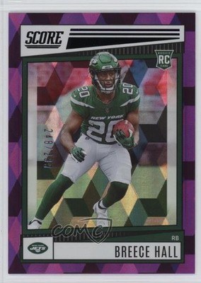2022 Score Rookies Cubic /299 Breece Hall #330 Rookie RC 0hr