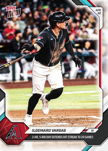 2026 Topps Now 109 Ildemaro Vargas