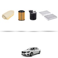 Hoffcar Set Service - 4 Filter FüR Mercedes Classe S (W222,A217,C217) 300 Blue