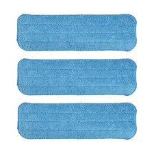 18"Microfiber Replacement Mop Pads- Reusable Mop Heads Refills fit for Most 1...
