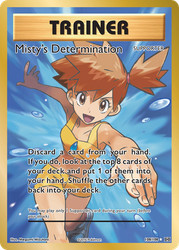 Misty's Determination 108/108 XY Evolutions Full Art Ultra Rare Holo