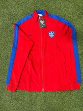 Nike US Soccer Women's Large Jacket Full Zip Red Track Jacket - SIZE XL