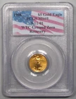 1998 GOLD $5 - 1/10 oz Eagle WTC 9-11-01 Ground Zero Recovery PCGS MS69