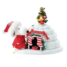 Dept 56 Possible Dreams SNOOPY'S PUFFER IGLOO FIGURINE 6016485 BRAND NEW 2025
