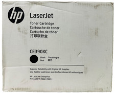 New Genuine HP CE390XC Black Toner Cartridge Box LaserJet Enterprise M4555