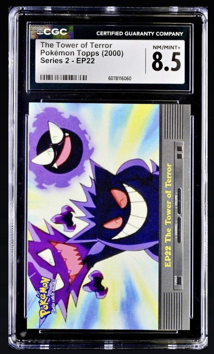 Pokémon 2000 Topps Series 2 Gengar Tower Of Terror Blue Label CGC