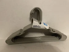 Room Essentials, Standard Gray ￼ Hangers 18 Pack (Damaged Package)