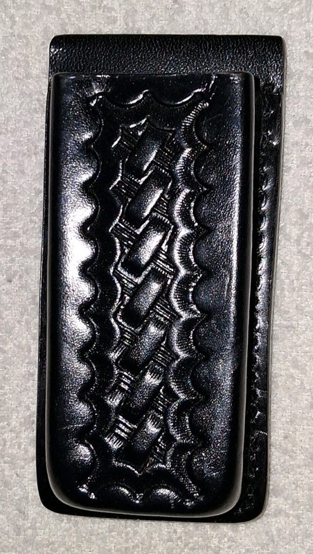 Dutyman 8721CP 9mm Magazine Pouch Glock Open Top Belt Clip New---Free Ship