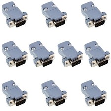 VGA Connectors Kit 10PCS DB15 3 Row HD15 D-SUB Port15 Pin Solder Cup