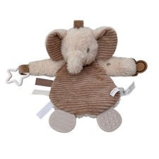 Dreamgro Elephant Plush Lovey Stuffed Animal Baby Toy Tan Brown Nursery Kids