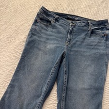 Old Navy Rockstar Super Skinny Jeans Womens 20 Extra High Rise Medium Wash Blue